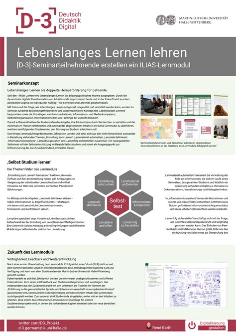 Einblicke In D 3 Seminar Lebenslanges Lernen Lehren D 3