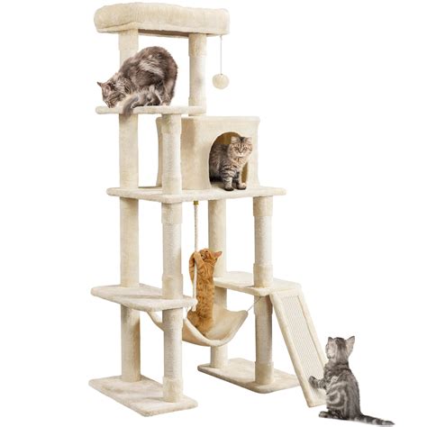 Yaheetech Cat Tree 63 Inches Multi Level Indoor Cat