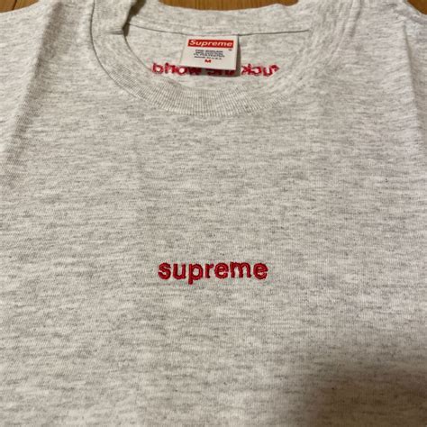 Yahoo オークション supreme ss FTW Tシャツ グレー fuck the worl