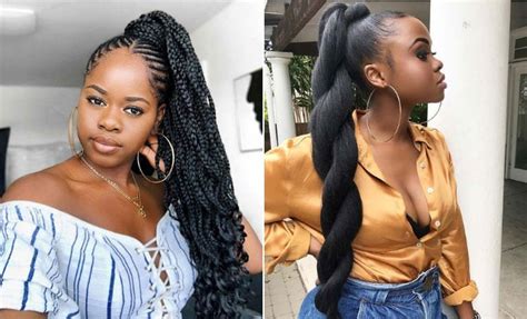 23 Cool Black Ponytail Hairstyles You Have to Try - StayGlam