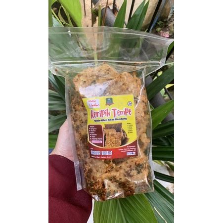 Jual 500 GRAM KERIPIK TEMPE BANDUNG GURIH PEDAS DAUN JERUK AUFARO SNACK