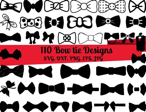 Bow Tie Svg Bundle Bow Tie Dxf Bow Tie Png Bow Tie Eps Etsy