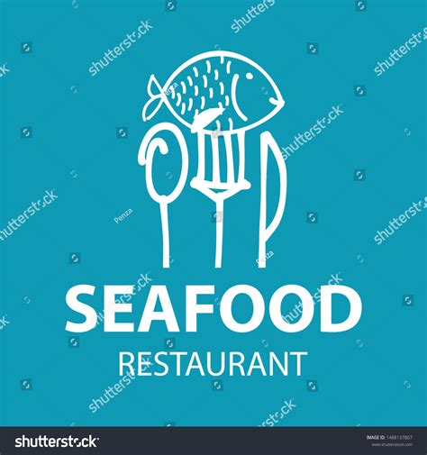 Seafood Restaurant Fish Logo Vector Set Stock Vector (Royalty Free ...