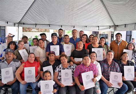 Entregan Escrituras A Familias De La Delegaci N Maravillas Y Cabecera