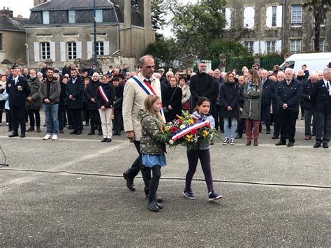 Auray Enfants Lus Et Anciens Combattants Ont Rendu Hommage Aux