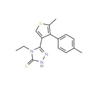 Ethyl Methyl Methylphenyl Thien Yl H Triazole