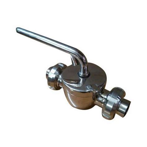 Stainless Steel Two Way Plug Dairy Valve At Rs Dairy Valve In