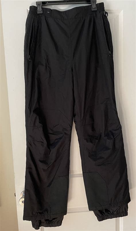 Ll Bean Mens Thermore Snow Pants Size M Black Vintage Ebay