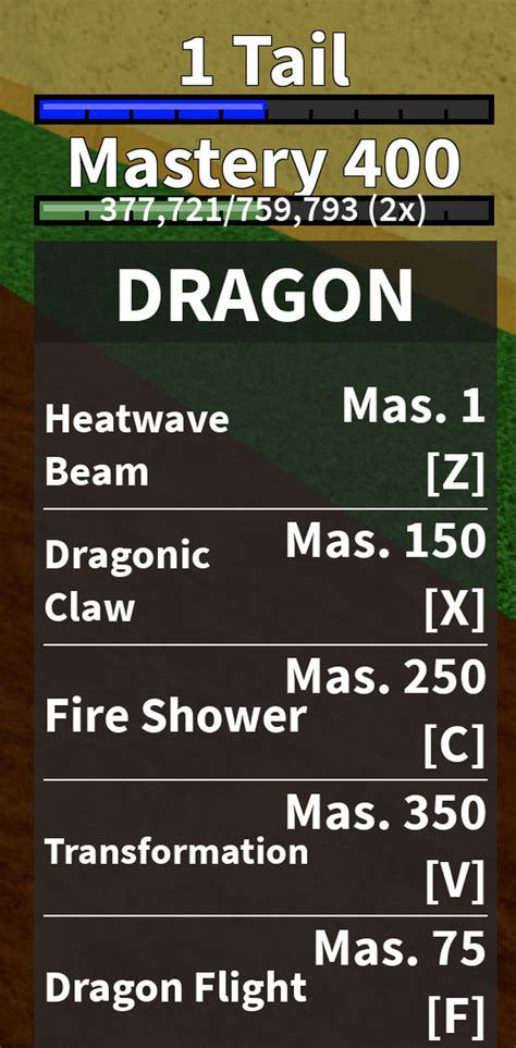 1 Tail (Kitsune Tail Meter) on Dragon | Fandom