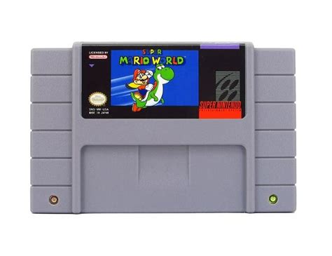 Cartucho Super Mario World Para Super Nintendo Save RIKATECH