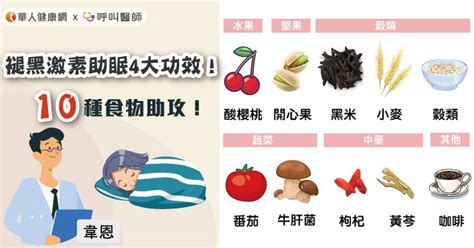 褪黑激素助眠4大功效！10種食物助攻！專家：酸櫻桃、開心果都是神器 蕃新聞