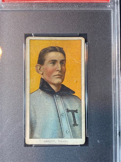 T Piedmont Baseball Fred Abbott Psa Chipped Holder Ebay