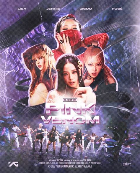 PINK VENOM || BLACKPINK | Retro posterler, Müzik posterleri, Poster