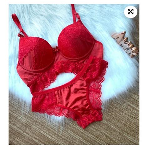 Conjunto De Lingerie Oferta Calcinha Suti Moda Intima Shopee Brasil