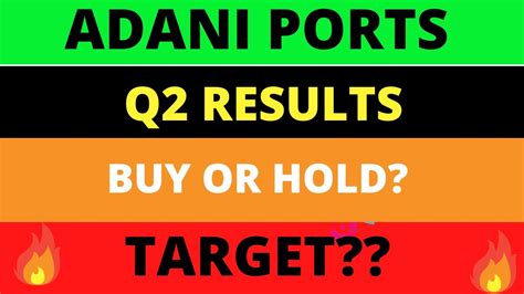 ADANI PORTS Q2 RESULTS ADANI PORTS SHARE NEWS ADANI PORTS SHARE