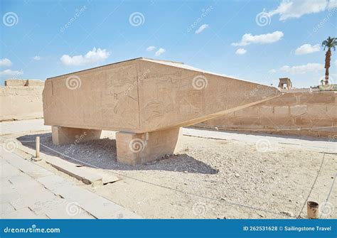 Hatshepsut Obelisk At Karnak Temple Royalty-Free Stock Photo ...