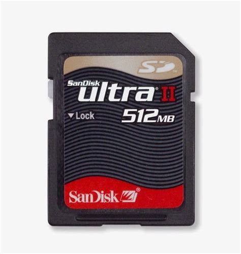 Sandisk SDSDPH 512R Ultra II SD Card 512MB SDSDPH512R SDSDPH512 R