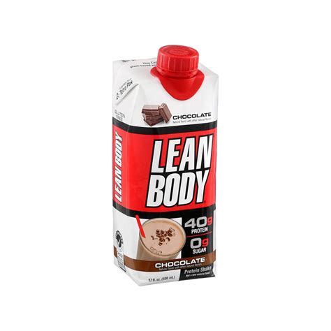 Lean Body Protein Shake Chocltlate 500ml Sharjah Co Operative Society