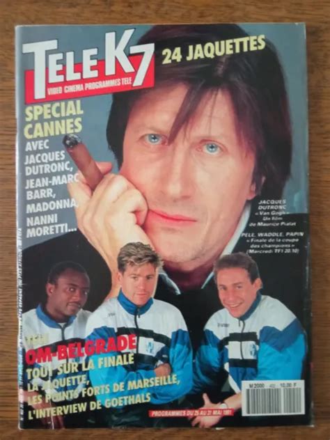 TÉLÉ K7 COUV JACQUES DUTRONC de 1991 TTBE EUR 8 00 PicClick FR