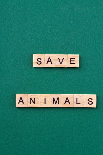 Premium Photo | Wildlife conservation slogan. save animals concept ...