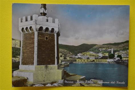 Cartolina Rio Marina Isola D Elba Panorama Dal Fanale Cartolina