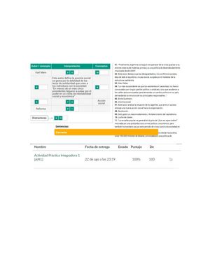 Tp De Sociolog A General Trabajo Pr Ctico Tp Comenzado