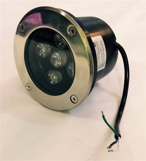 Spot Empotrable De Piso Exterior Led Watts Ip Foco Calido