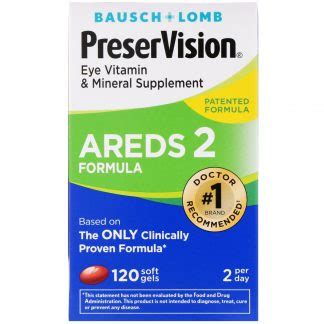 Comprar Bausch Lomb PreserVision Fórmula AREDS 2 Vitamina para a