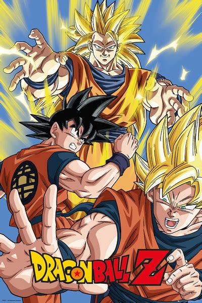 Dragon Ball Z Goku Póster Lámina Compra en Europosters