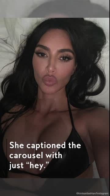 Apparently Kim Kardashian Lounges Around The House In A String Bikini