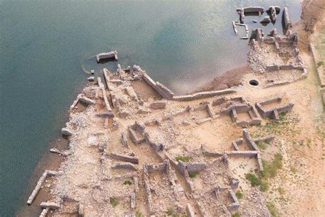 In Pictures Historic Droughts In Europe Reveal Long Submerged Relics