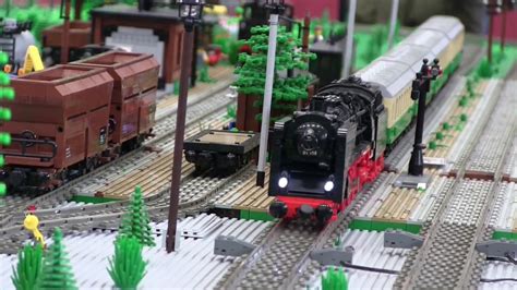 LEGO EISENBAHN DAMPFLOK Zug Brick Railway LEGO City Lausitz Modellbau