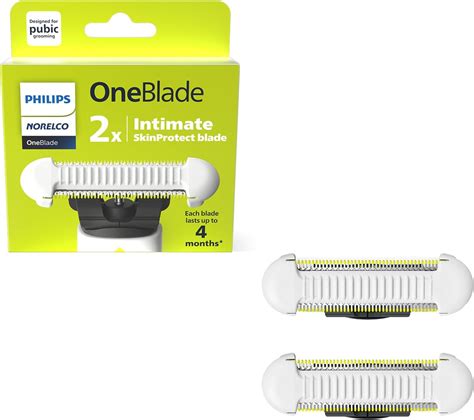 Philips Norelco Genuine OneBlade Intimate Replacement Blade 2 Pack