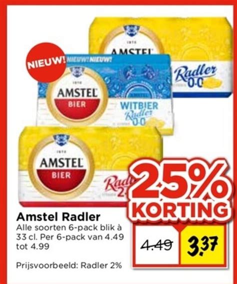 Amstel Radler Alle Soorten Pack Blik Cl Per Pack Aanbieding