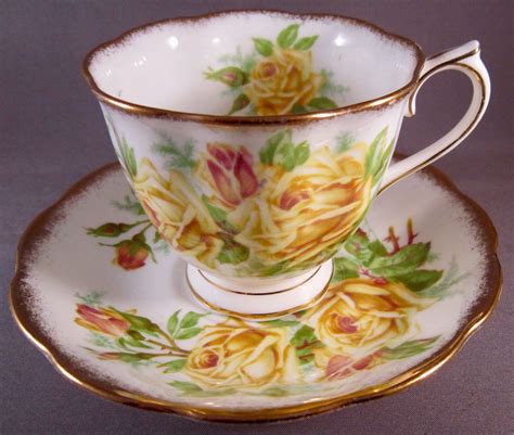 Royal Albert Tea Rose Yellow Bone China Teacup And Saucer Yellow Roses