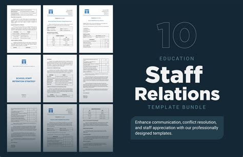 Education Staff Relations Template Bundle In Pdf Word Google Docs