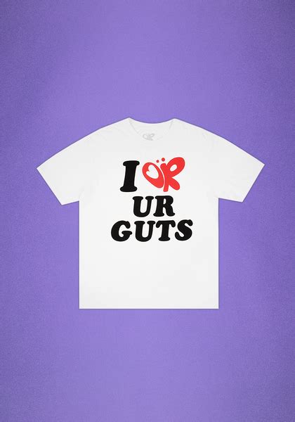 I Or Ur Guts T Shirt Olivia Rodrigo Official Store