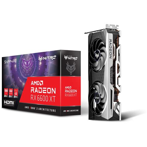 8gb Sapphire Radeon Rx 6600 Xt Nitro Oc Gaming Ddr6 Retail