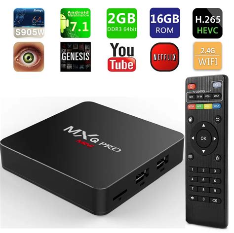 Mxq Pro Mini K Android Smart Tv Box Amlogic S W Quad Core Gb