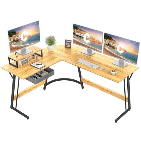 Buy Cubicubi Modern L Shaped Desk Computer Corner Desk Home