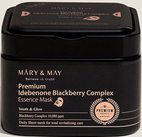 Mary May Premium Idebenone Blackberry Complex Ampoule Mask