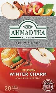 Ahmad Tea Winter Charm Fruit Herbal Infusion 20 Teabags Amazon Co