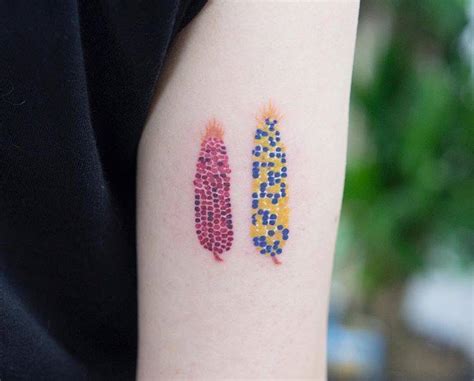 Corn tattoo - Tattoogrid.net