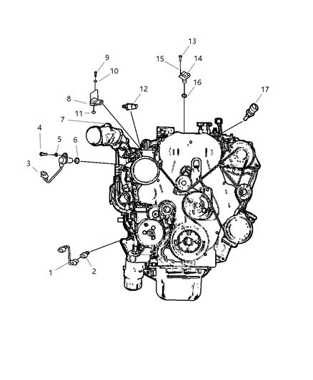 Sensors Engine 2002 Jeep Liberty