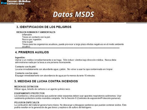 Manejo De Hojas Msds Gerencia De Medio Ambiente Ppt Descarga Gratuita