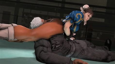 Chun Li Sexy Huge Ass Tight Shorts Spandex In White Breast Expansion