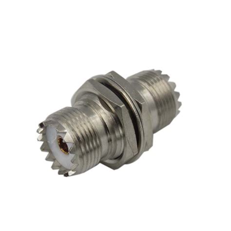 RF Coaxial UHF So239 Female To UHF Female Bulkhead Connector Adaptor