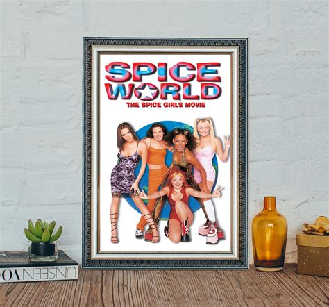 Spice World 1997 Movie Poster,spice World Classic Vintage Movie Poster ...