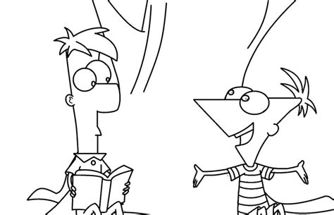 Desenhos De Phineas E Ferb Para Colorir Pop Lembrancinhas