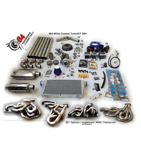 Stage 2 Bmw M54 Turbo Kit Zestaw M54b30 M52b25tu M52b28tu 2 X Vanos 500 Full Set E46 E39 K64